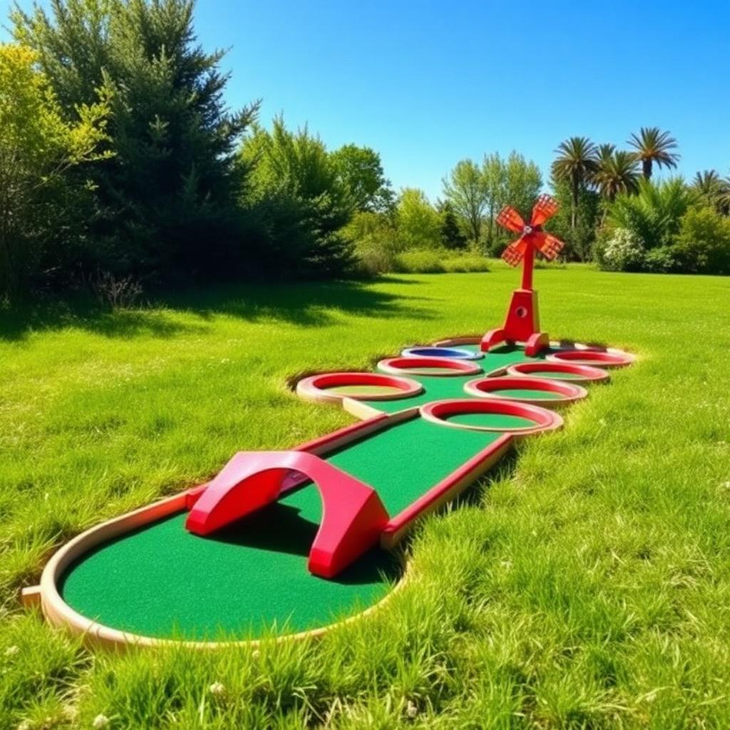 Portable Crazy Golf